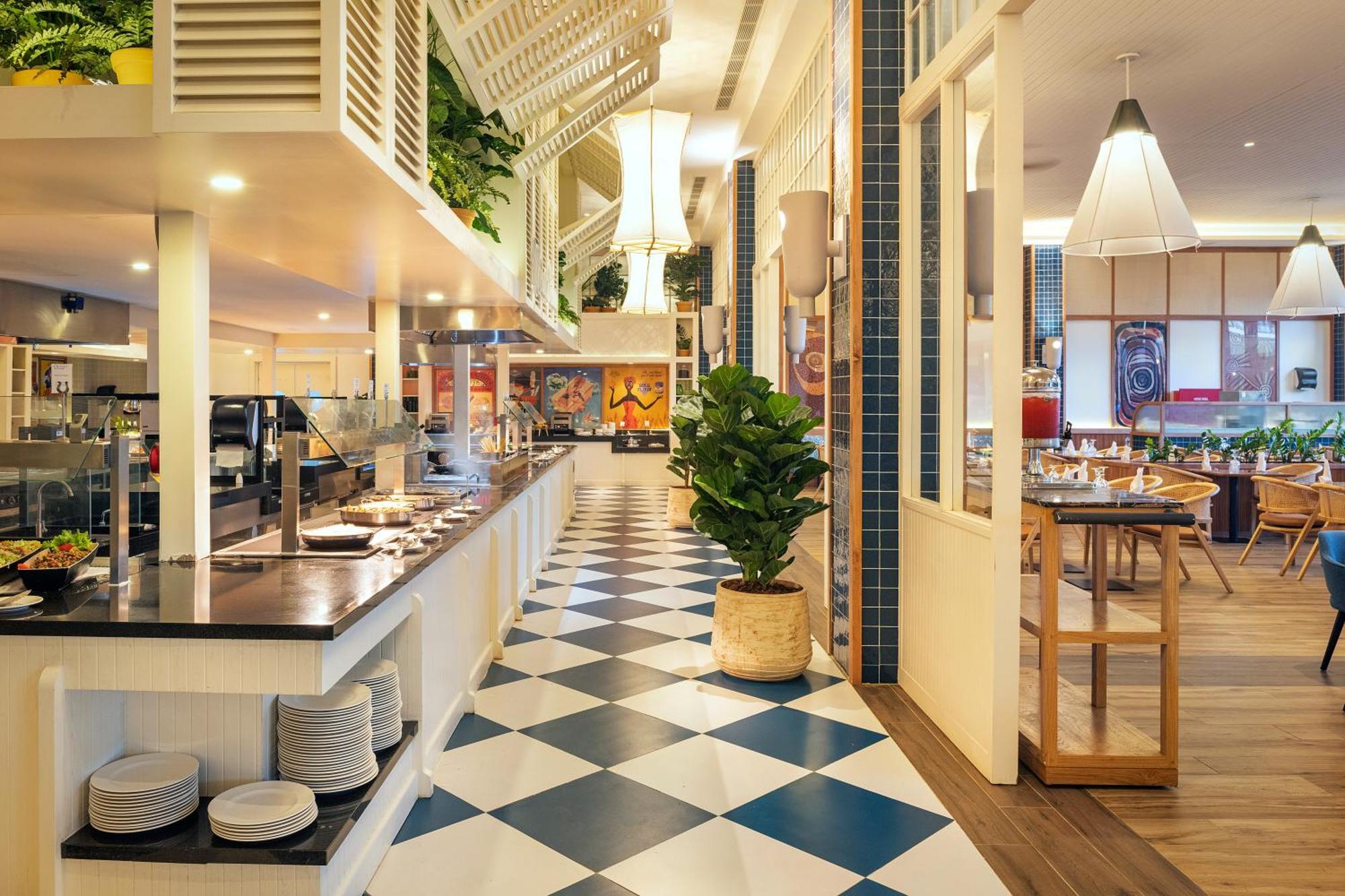 Ocean Eden Bay (Adults Only) Otel Spring Rises Dış mekan fotoğraf The restaurant